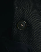 "Yves Saint Laurent diffusion hommes" 80’s-90’s structured glitter pinstripe wool suit set-up