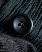 "ISSEY MIYAKE" Pleated vertical line shirt jacket