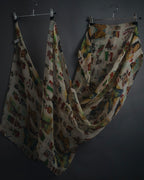 –SPECIAL– "Christian Dior"
00’s historic collage-print silk chiffon large stole