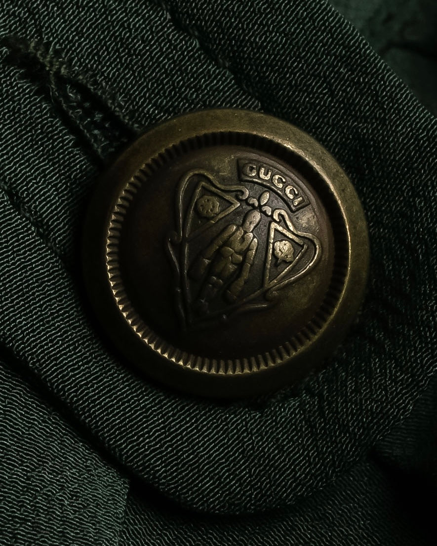 "GUCCI" Tab design bowtie blouse