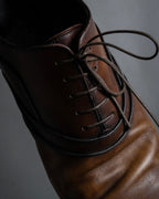 "LOUIS VUITTON" Layered panel design leather shoes