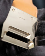 "Ferragamo" Gancini motif leather bangle