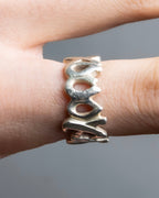 "Tiffany&Co" Paloma picasso love and kiss xo motif ring