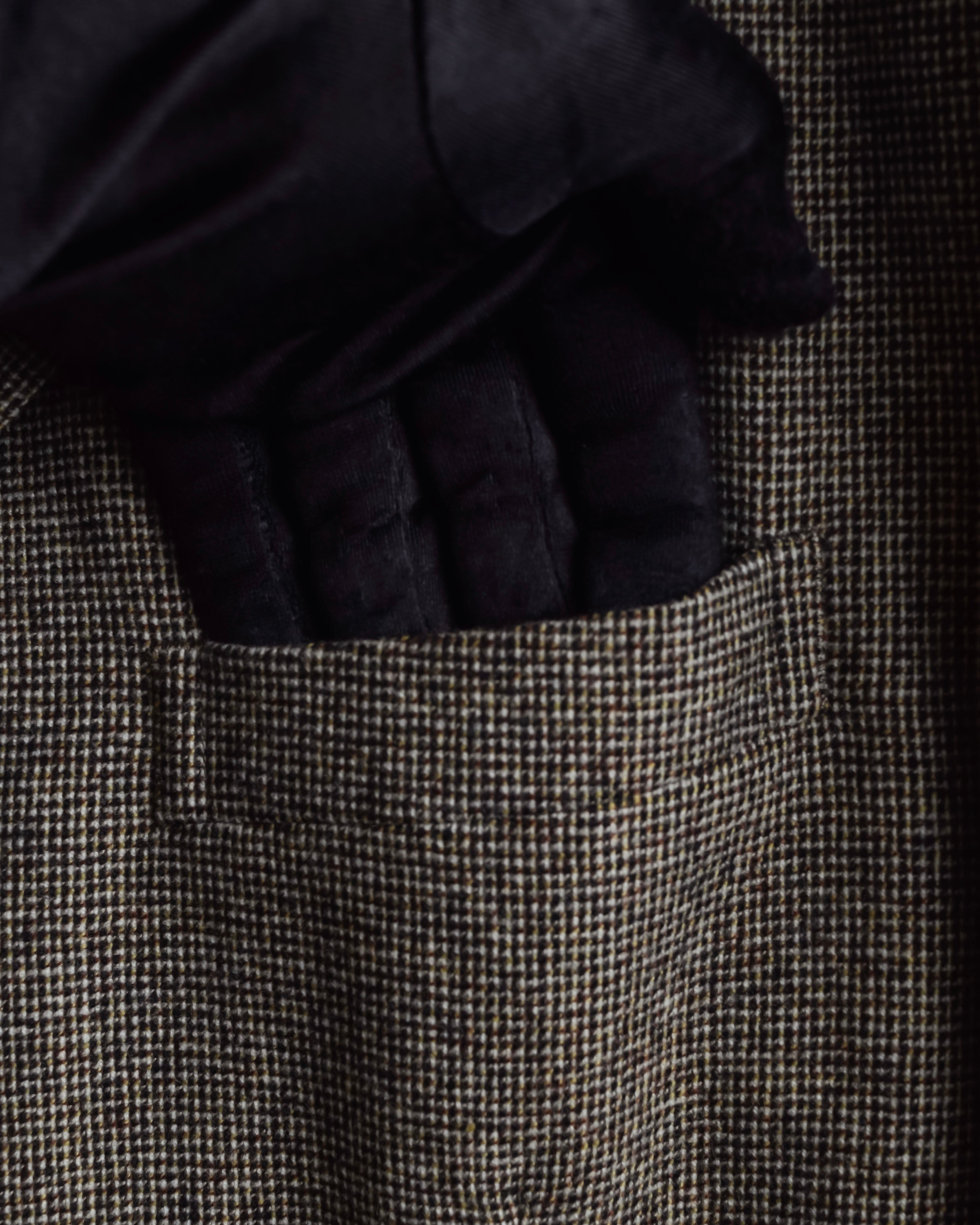 "BROOKS BROTHERS" Melange tweed three-piece suit