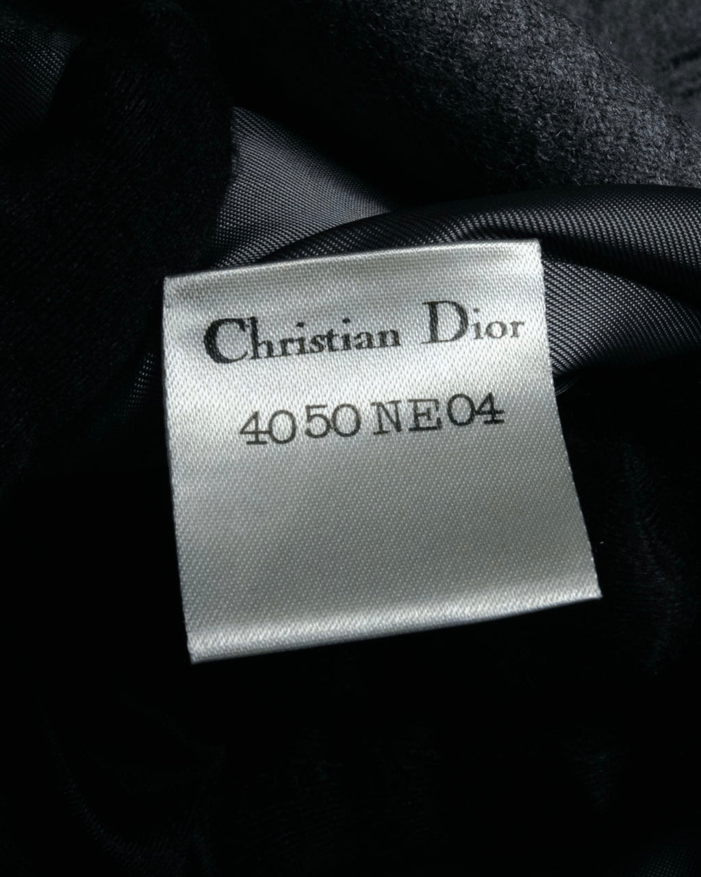 “Miss Dior” 90’s asymmetrical multi button wool dress