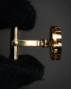 “Christian Dior” 70’s-80’s Geometric cut cufflinks