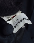 "Christian Dior" Hand painted greyhound motif silk blouse