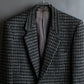 "GIORGIO ARMANI" Twill houndstooth pattern tailored jacket