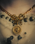 –SPECIAL– "CHANEL" 95AW Jeweled medallion pendant necklace