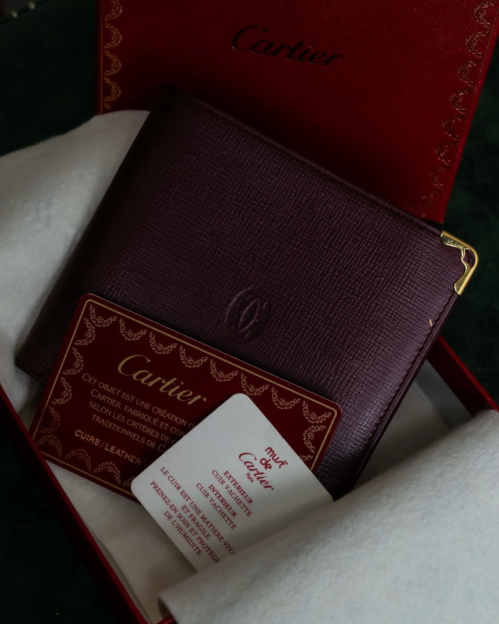 "Cartier" Les Must de Cartier bi-fold leather wallet