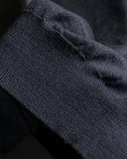 "Maison Martin Margiela" 2008SS two-tone V-neck knit