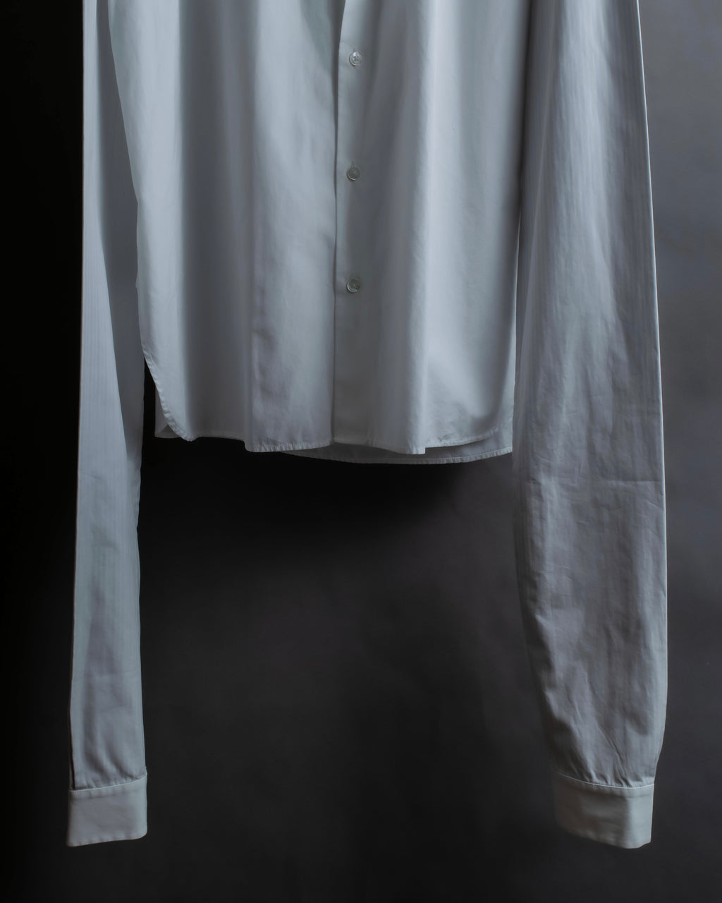 "MAISON MARGIELA" 17AW super long sleeve gimmick cotton shirt