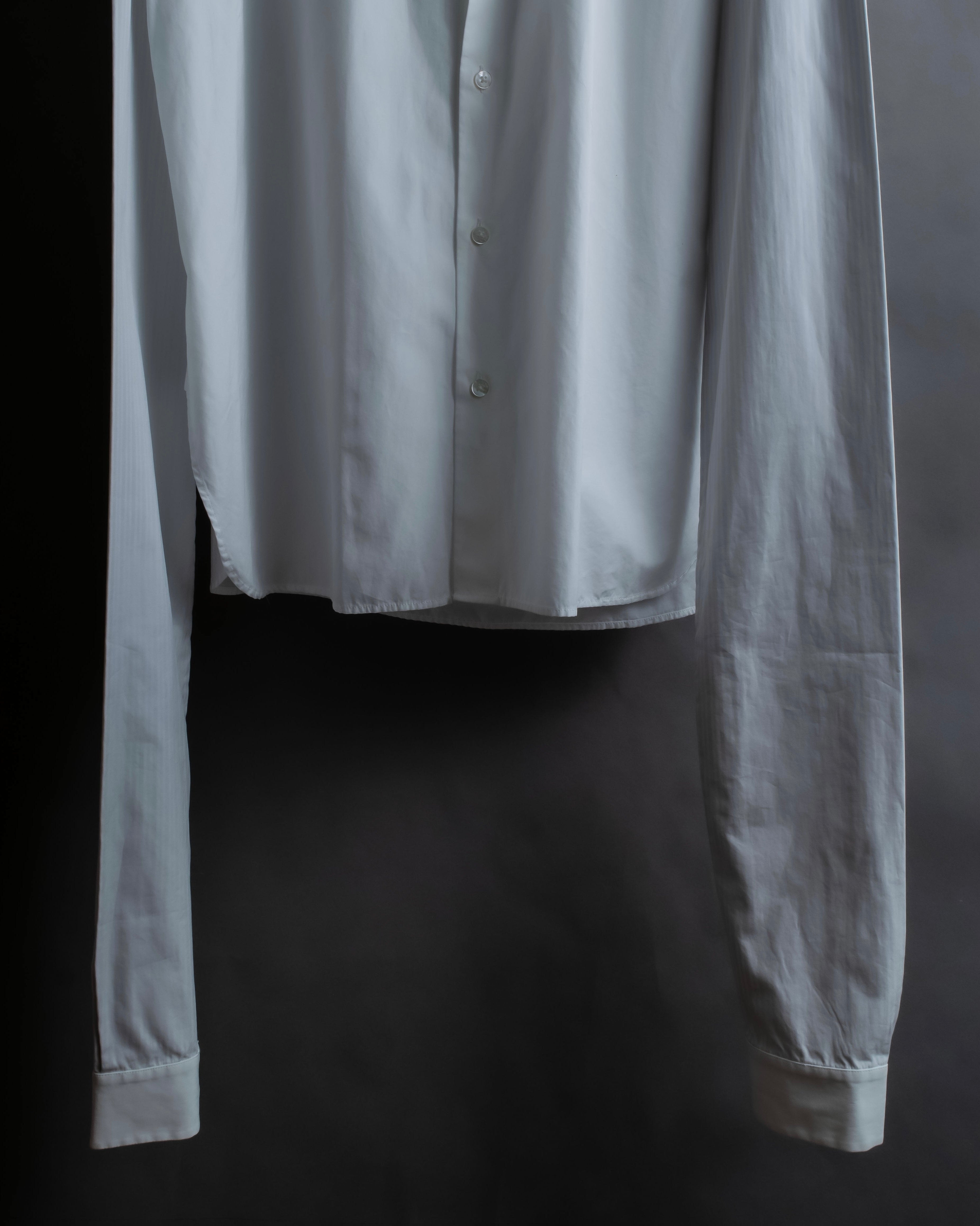 "MAISON MARGIELA" 17AW super long sleeve gimmick cotton shirt
