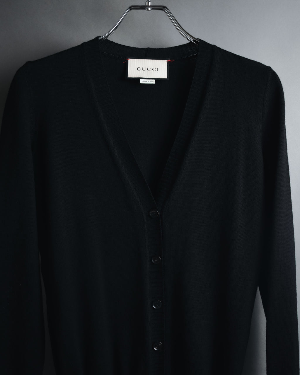 "GUCCI" Michele-era refined emblem cardigan