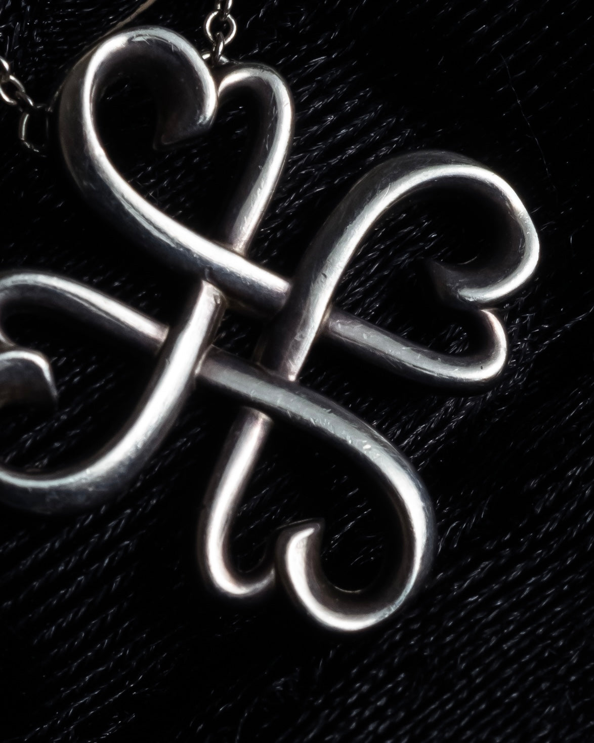 "Tiffany&Co" Clover motif silver 925 necklace