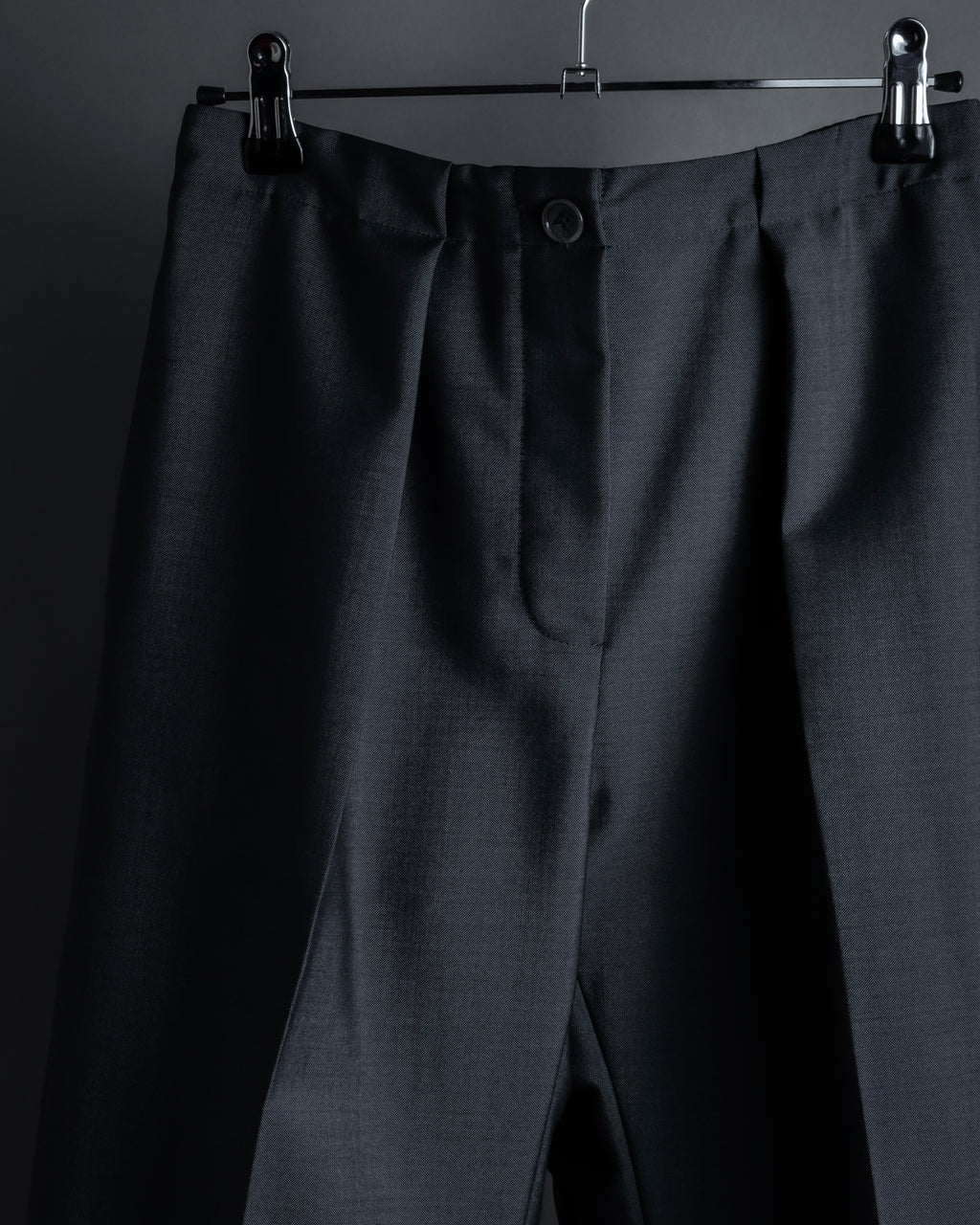 "Acne Studios" Button fly design wide straight slacks