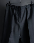 "Acne Studios" Button fly design wide straight slacks
