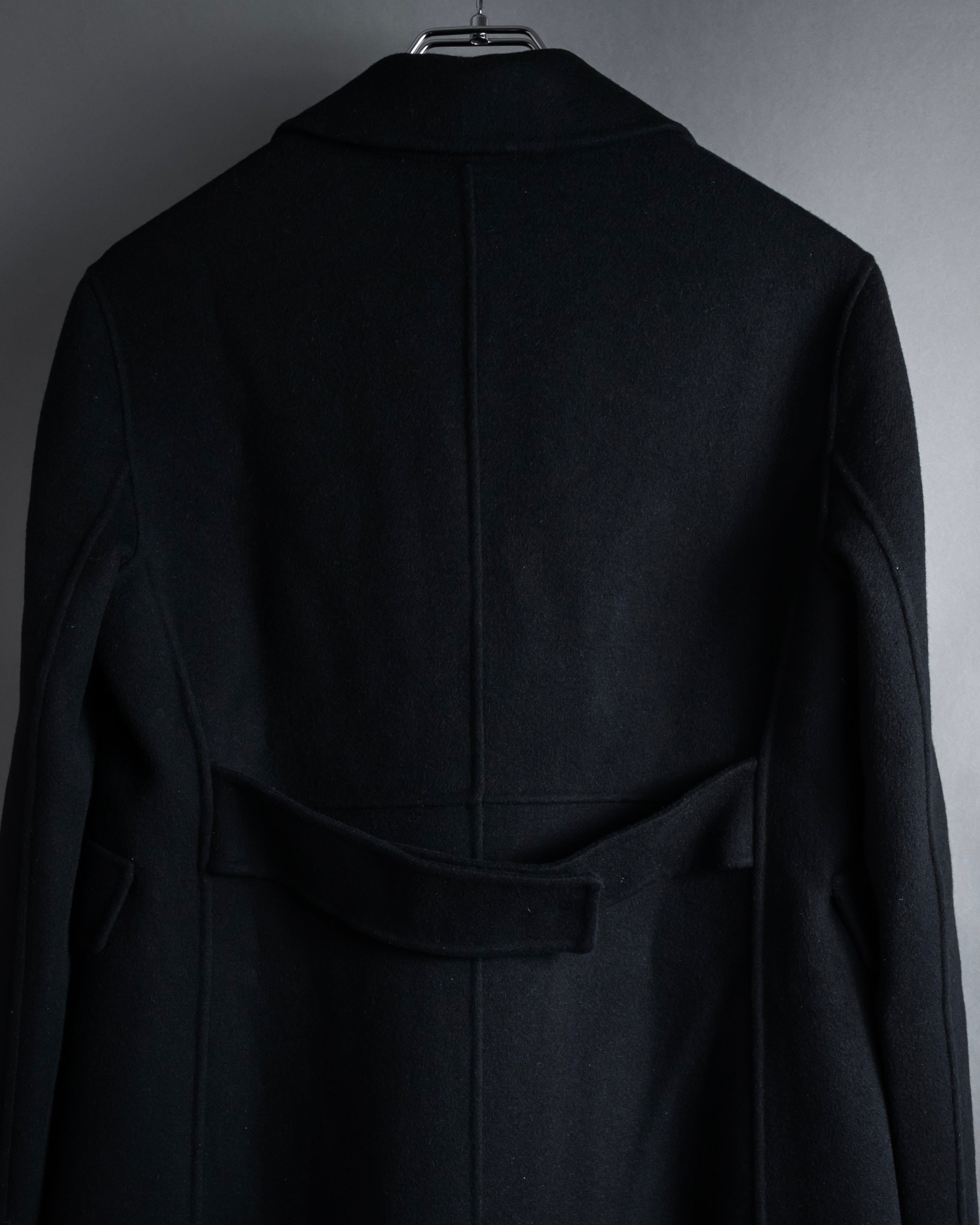 "S Max Mara" 21AW Structured double-breasted long chester coat