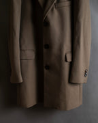 "MAISON MARGIELA" 13AW structured mid-length tailored coat