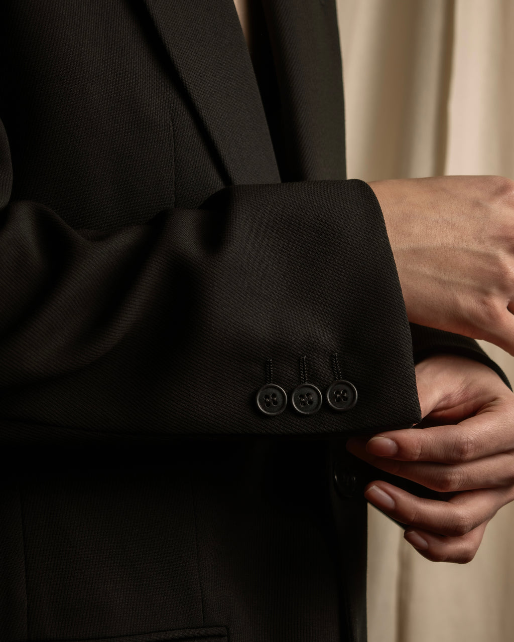 "GIORGIO ARMANI" Classically tailored relaxed set up