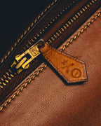 -SPECIAL- "Hermès" 80's Structured leather shoulder bag