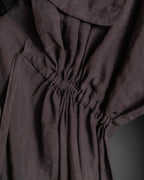 "MIHARA YASUHIRO" Drawstring design trench coat