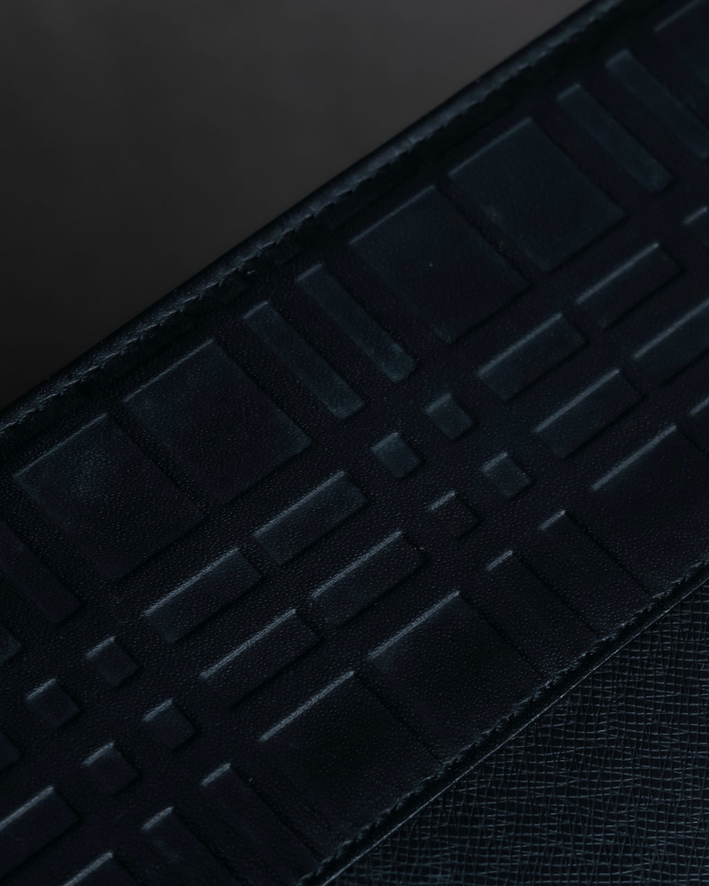 "BURBERRY" Nova check embossed leather hand bag