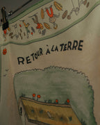 “HERMÈS” 90’s-10’s Retour à la terre silk scarf