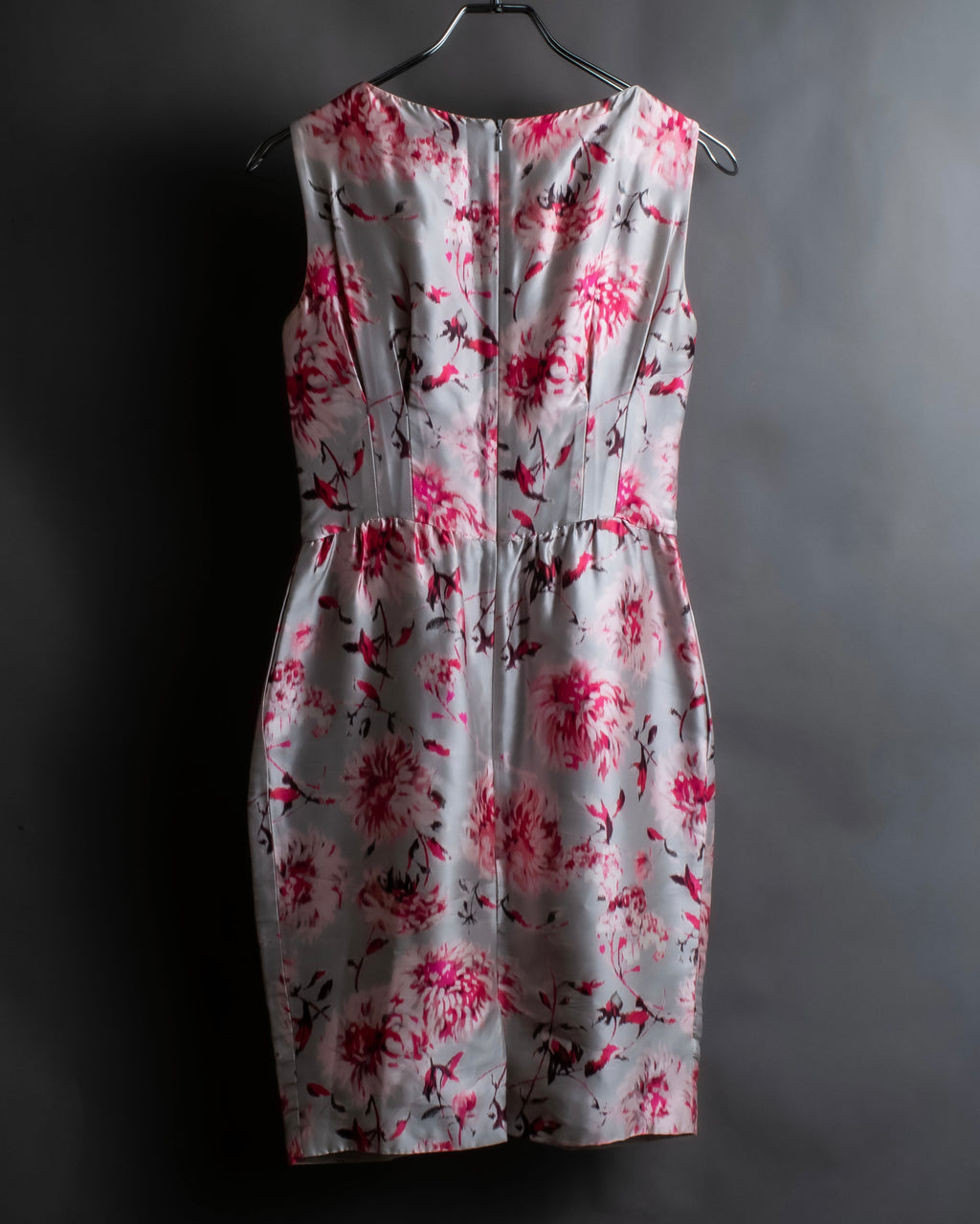 "Max Mara" Watercolor floral pattern sleeveless long dress