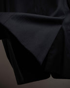 "YVES SAINT LAURENT" Classical tailoring shadow stripe pattern set up