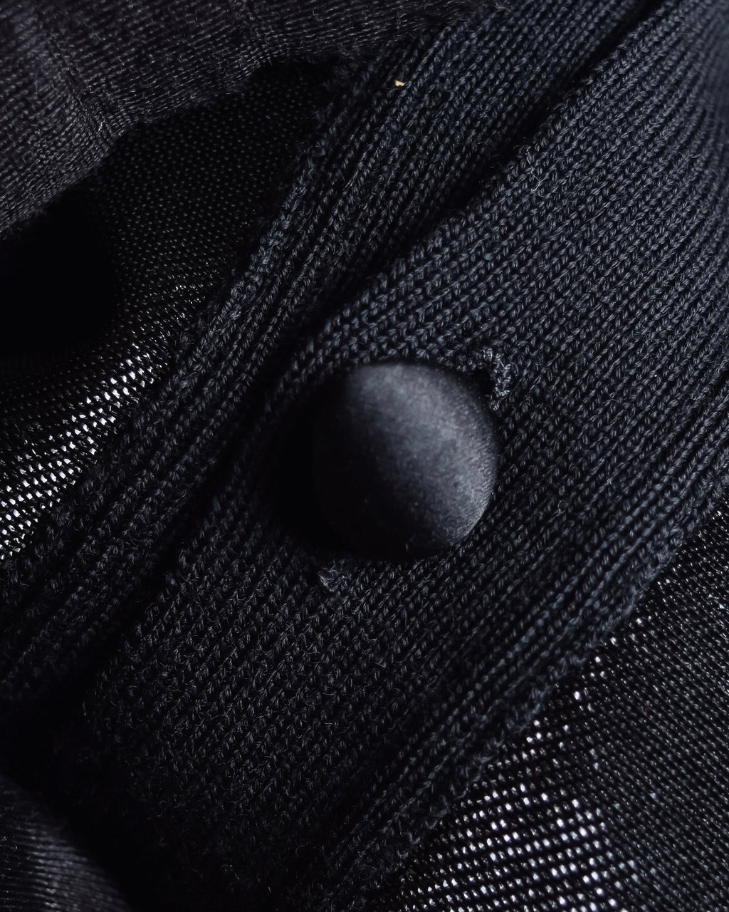 "JIL SANDER" Glitter jacquard V-neck cardigan