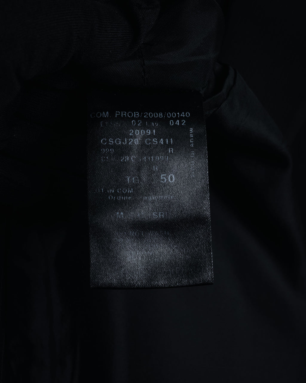 "GIORGIO ARMANI" 08’s-09’s Sharp pinstripe wool two button suit set