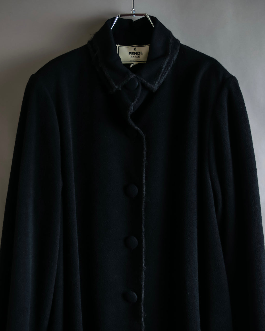 "FENDI" 00'sDouble collar design flared silhouette coat