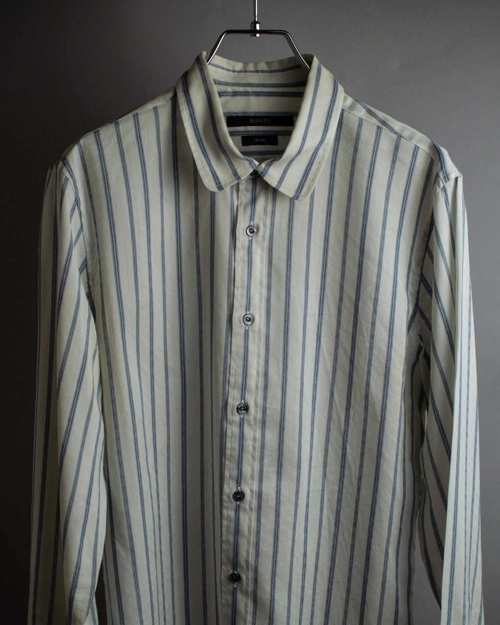 "GUCCI" Diamond jacquard striped shirt