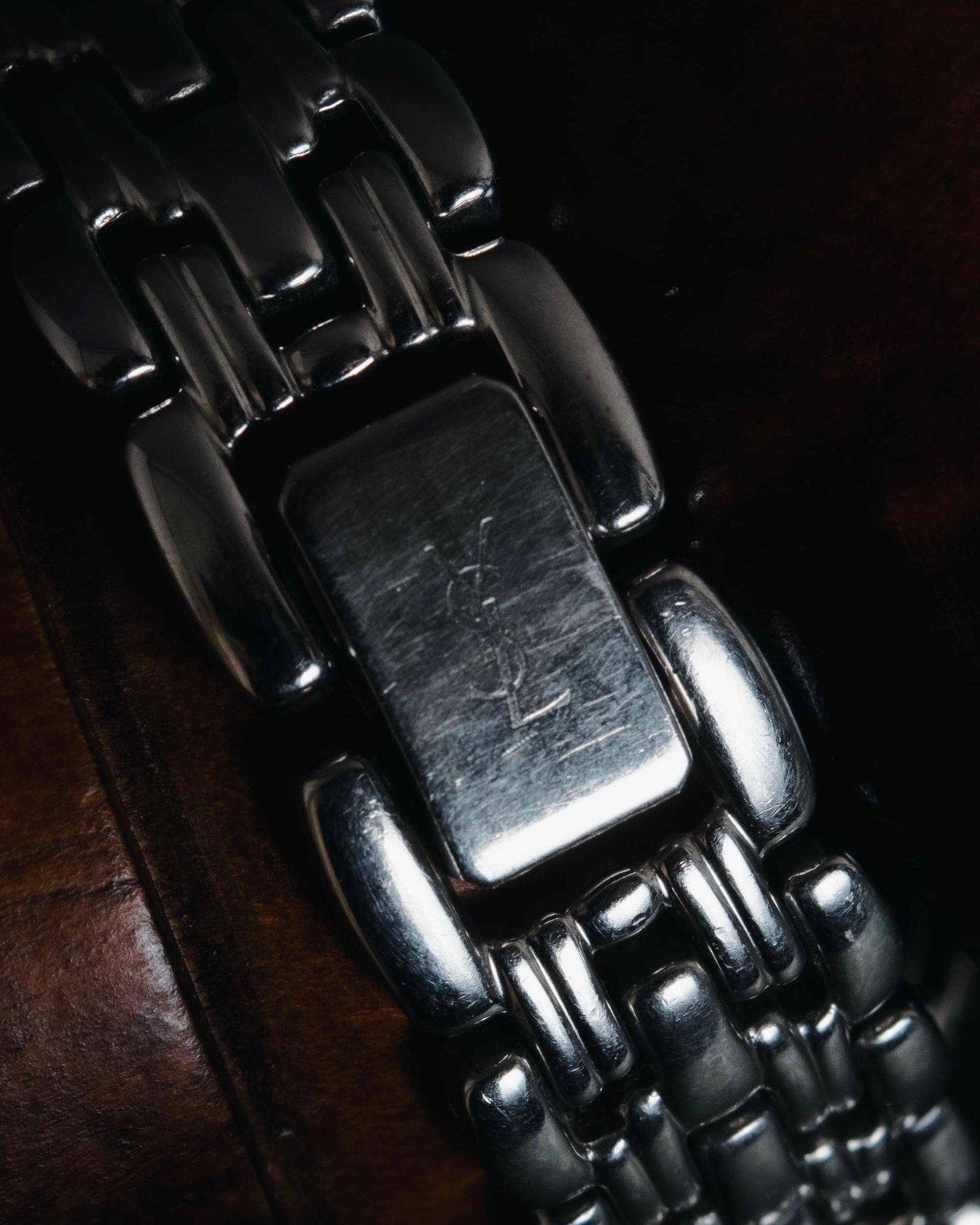 "Yves Saint Laurent" 90’s classically proportioned bracelet dress watch