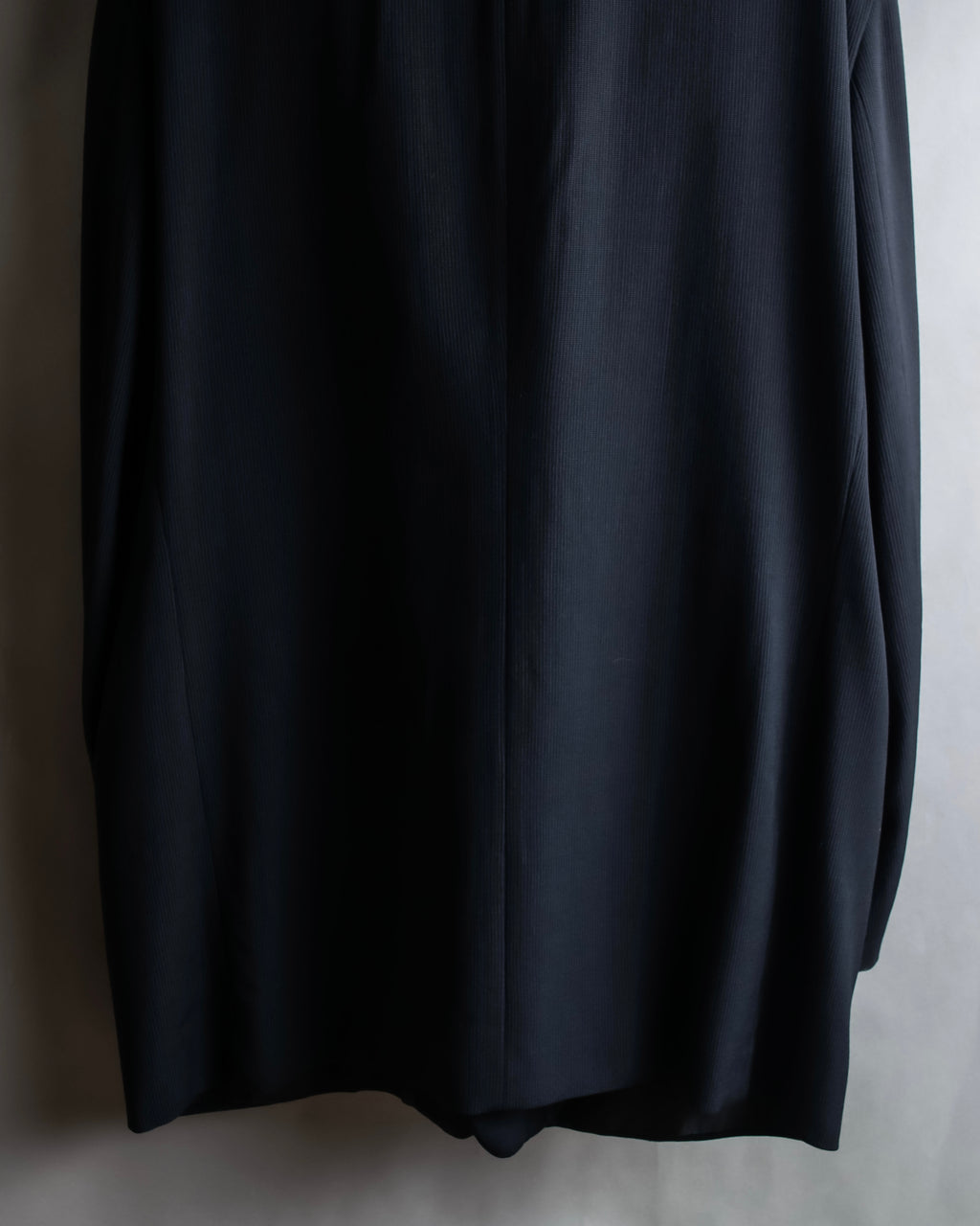 "GIORGIO ARMANI" Beautiful drape navy wool set up