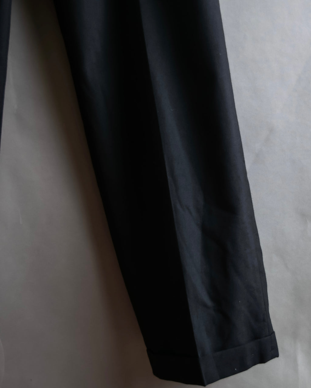 "Vintage high-waisted wide tapered slacks"