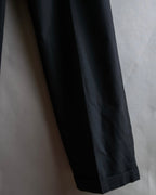 "Vintage high-waisted wide tapered slacks"