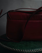 "CELINE" 2019-22 Heritage turn-lock box calf shoulder bag