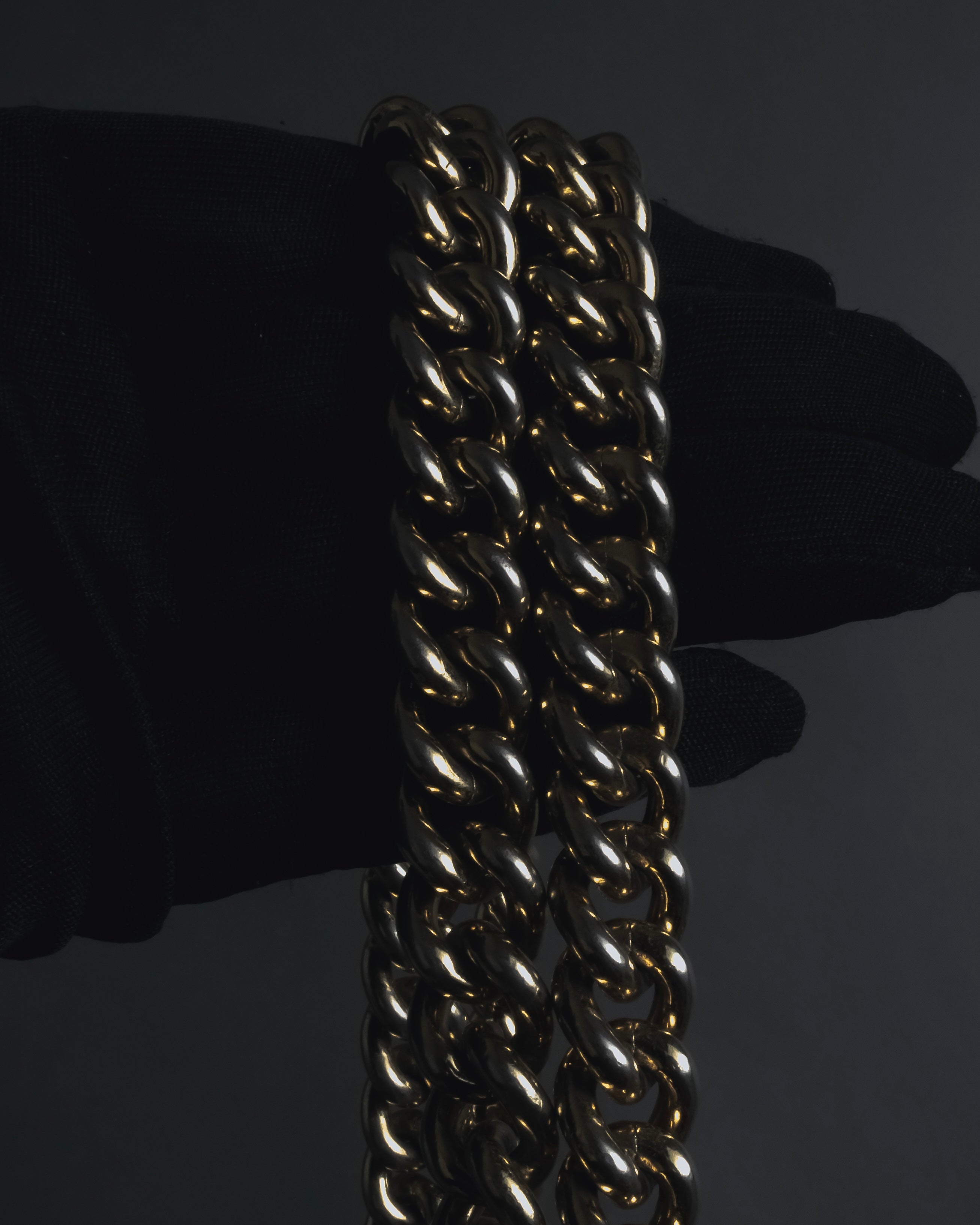 -SPECIAL- "GUCCI" Michele-era floral padlock design chain shoulder bag