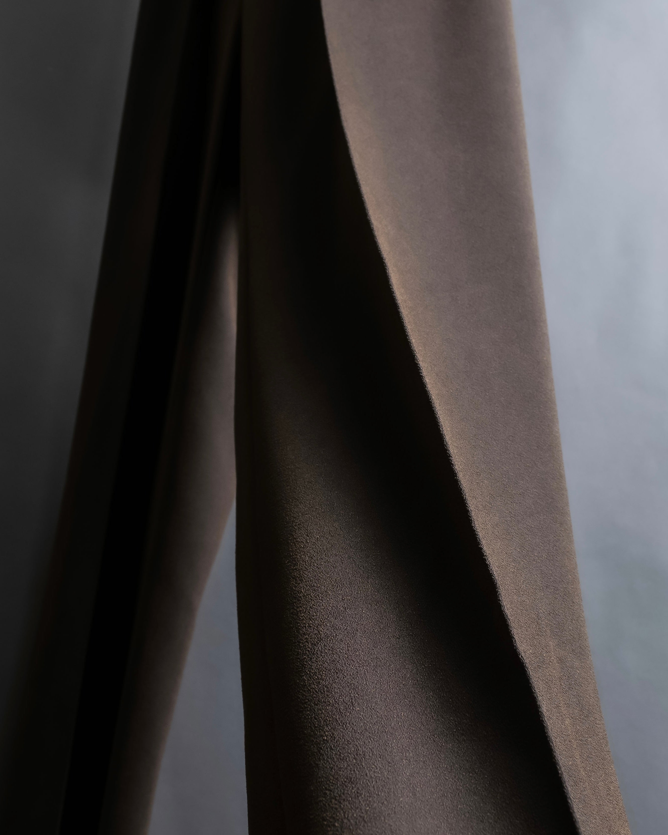 "SHIZUKA KOMURO" Dark brown color easy waist slacks