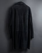 -SPECIAL- "GUCCI" 1998's-01's Tom Ford period beautiful faded suede long coat