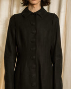 "Marc Jacobs" A soft flowing flared silhouette long coat