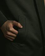 “Yves Saint Laurent” 90’s clean fly-front bal collar coat