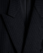 "Christian Dior" 90’s Pinstripe double breasted suit set up