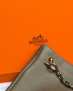 -SPECIAL- "Hermès" 20's Luxurious chain detailed lambskin leather gloves