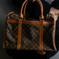 "LOUIS VUITTON" Monogram pattern pet carrier Boston bag