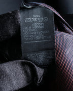 “INCOGUITO“ Shiny peak lapel double breasted tailored jacket