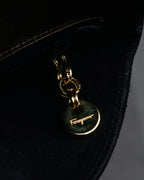 “Salvatore Ferragamo” 90’s Knot handle suede bag