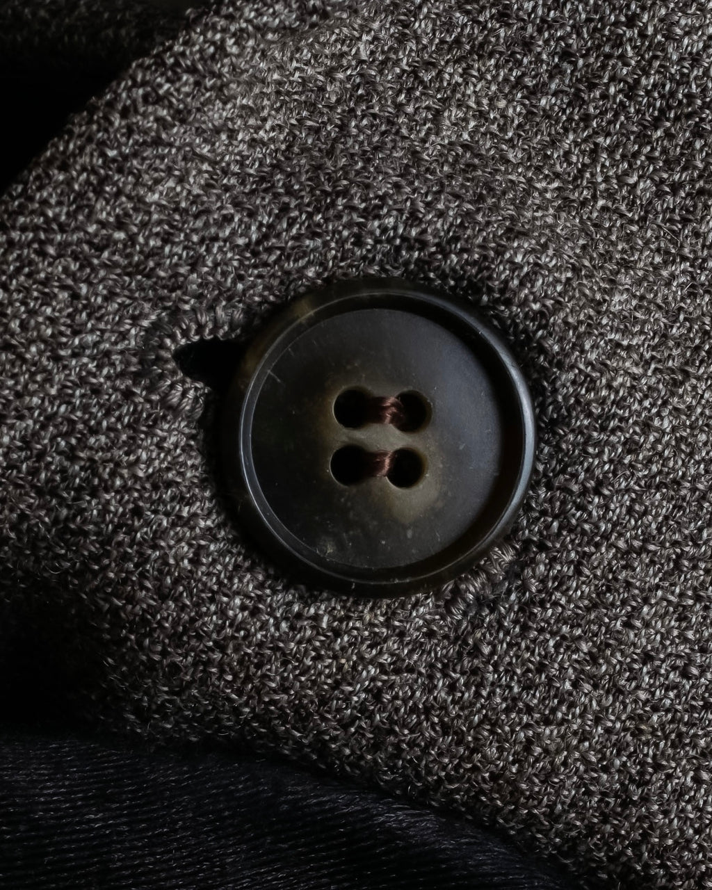 "Vintage heathered wool tailored jacket"